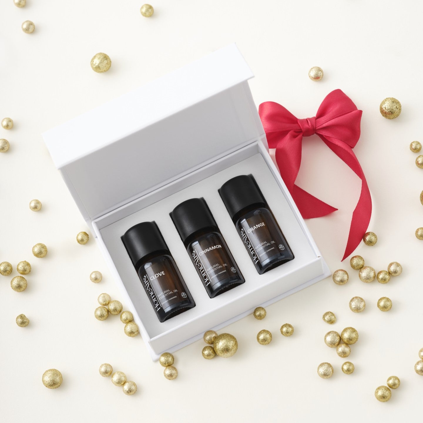 VIANOČNÁ | Sada 3 esenciálnych olejov | BIO