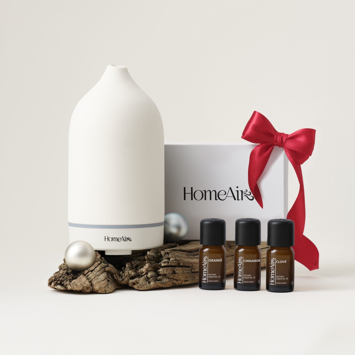 VÁNOČNÍ SADA | Vonný difuzér PURE WHITE | 3 vánoční oleje